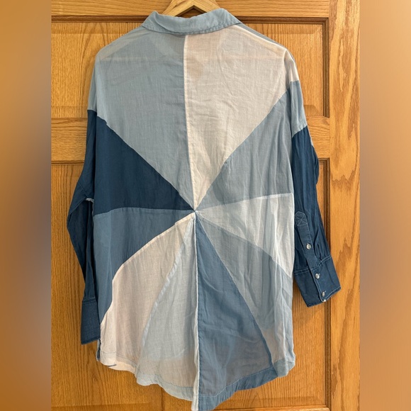 FP Rainbow Rays Blue Button Up - Picture 6 of 8